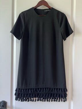 chinese dress ladies Zara Dress: Black Mini Dress for Date Night main image 1